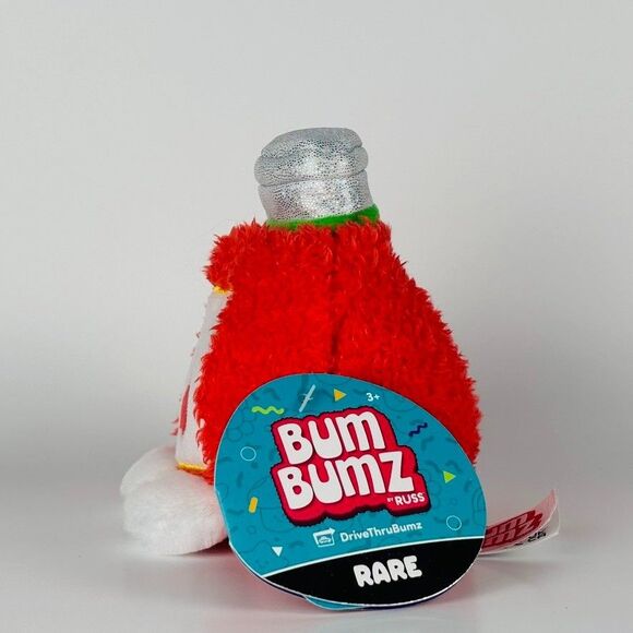 Bumbumz NWT 5” Kieth the Ketchup Bottle DriveThruBumz RARE Silver Tag Bum Bumz - Picture 2 of 5